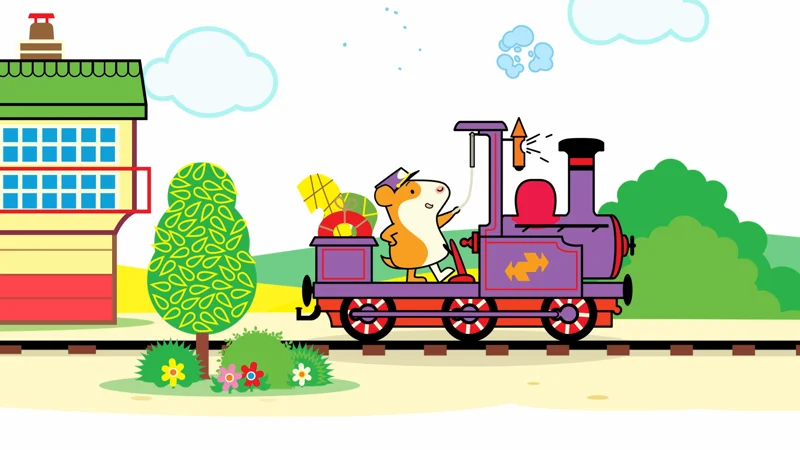 A steam train in Stan Can